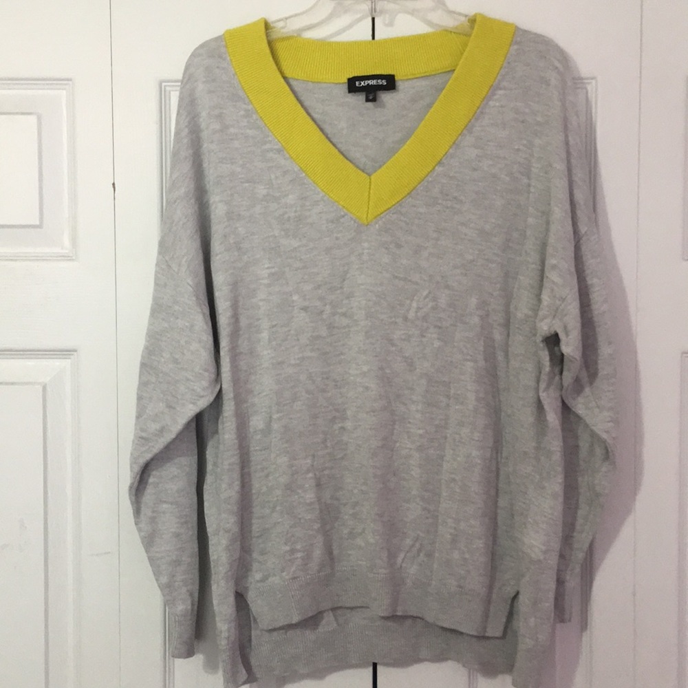 V-neck sweater